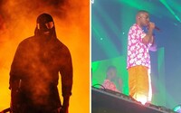 Kanye West se objevil na pódiu festivalu Rolling Loud, přestože svůj koncert zrušil. Jeho náhradníka Kida Cudiho diváci vypískali 