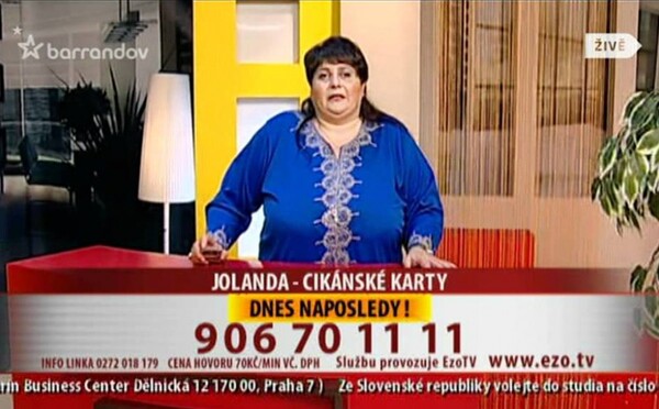 Kartářka Jolanda má dnes pohřeb. Bude se konat v Děčíně