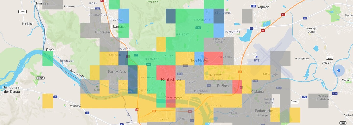 Kde v Bratislave či Košiciach žijú hipsteri alebo boháči? Úsmevná mapa ti odhalí všetko o kultúre tvojho mesta