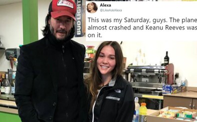 Keanu Reeves se po nouzovém přistání vžil do role zachránce. Cestující uklidňoval a pouštěl jim písničky Keanu Reeves se po nouzovém přistání vžil do role zachránce. Cestující uklidňoval a pouštěl jim písničky