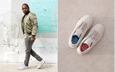 Kendrick Lamar s novými teniskami Reebok Classic. Prečo je jedna modrá a druhá červená? Kendrick Lamar s novými teniskami Reebok Classic. Prečo je jedna modrá a druhá červená?