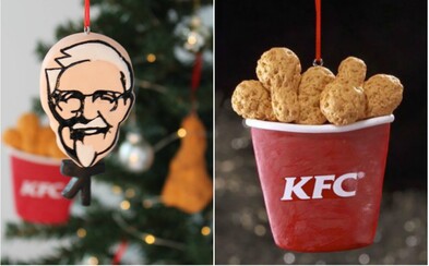 KFC představilo vlastní vánoční ozdoby. Místo baněk si mohou fanoušci na stromeček pověsit pochoutky z kuřete KFC představilo vlastní vánoční ozdoby. Místo baněk si mohou fanoušci na stromeček pověsit pochoutky z kuřete