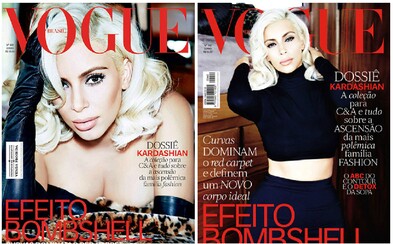 Kim Kardashian alias nepodařená Marilyn Monroe se nejnověji ukázala na titulce brazilského Vogue Kim Kardashian alias nepodařená Marilyn Monroe se nejnověji ukázala na titulce brazilského Vogue