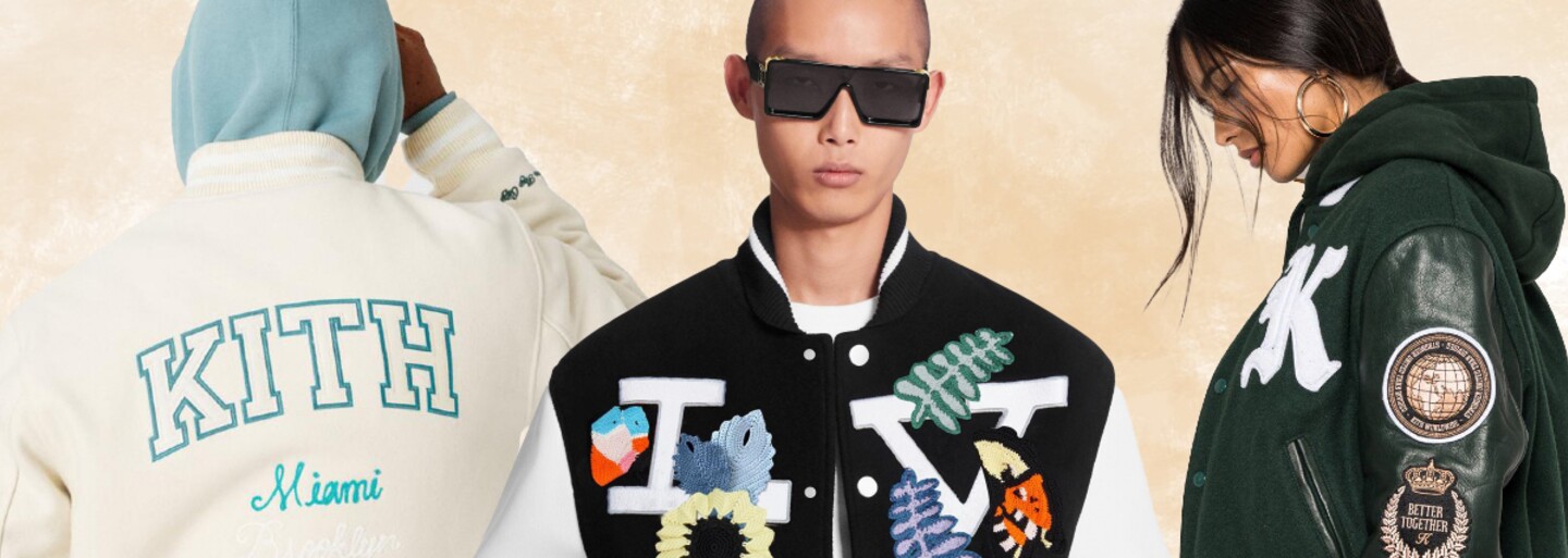 Klasické Varsity bundy sú späť a v ponuke ich majú aj módne domy na čele so značkou Louis Vuitton
