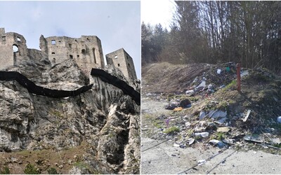 Kocúrkovo na slovenský spôsob: Pod Strečnom vodiči nechali 2 tony odpadu a fľaše plné moču