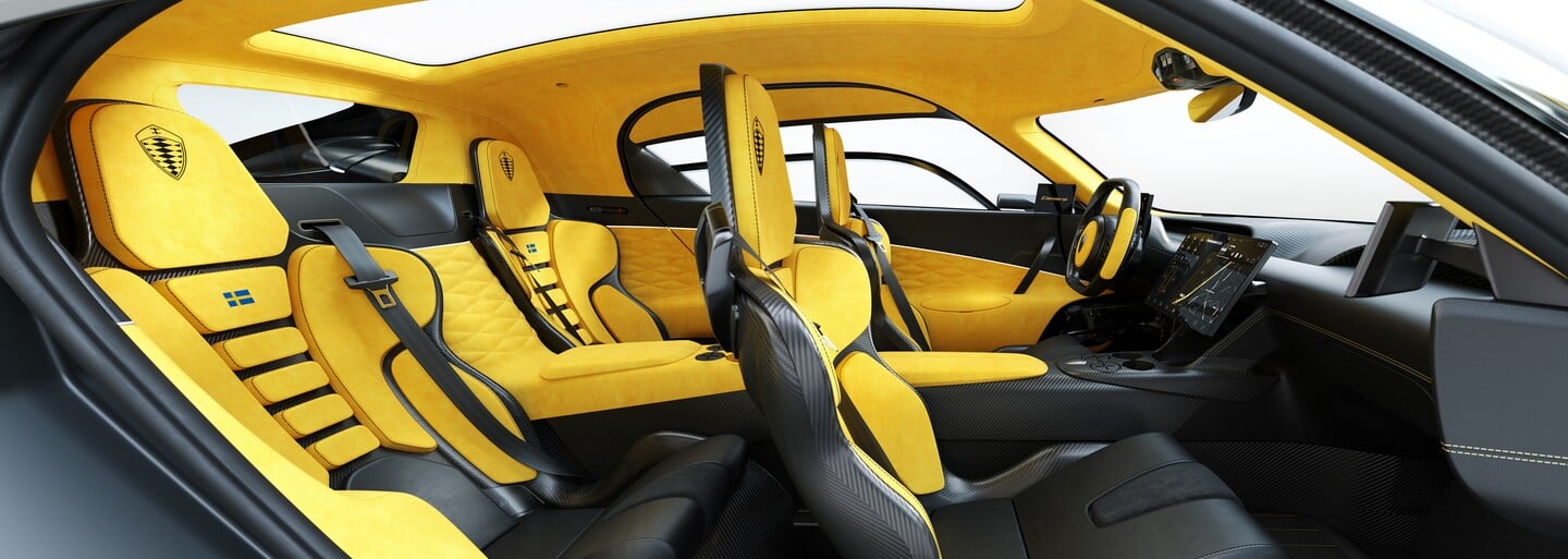 Koenigsegg predstavil prvé Mega-GT na svete. Má 4 miesta, trojvalec a 1 727 koní!