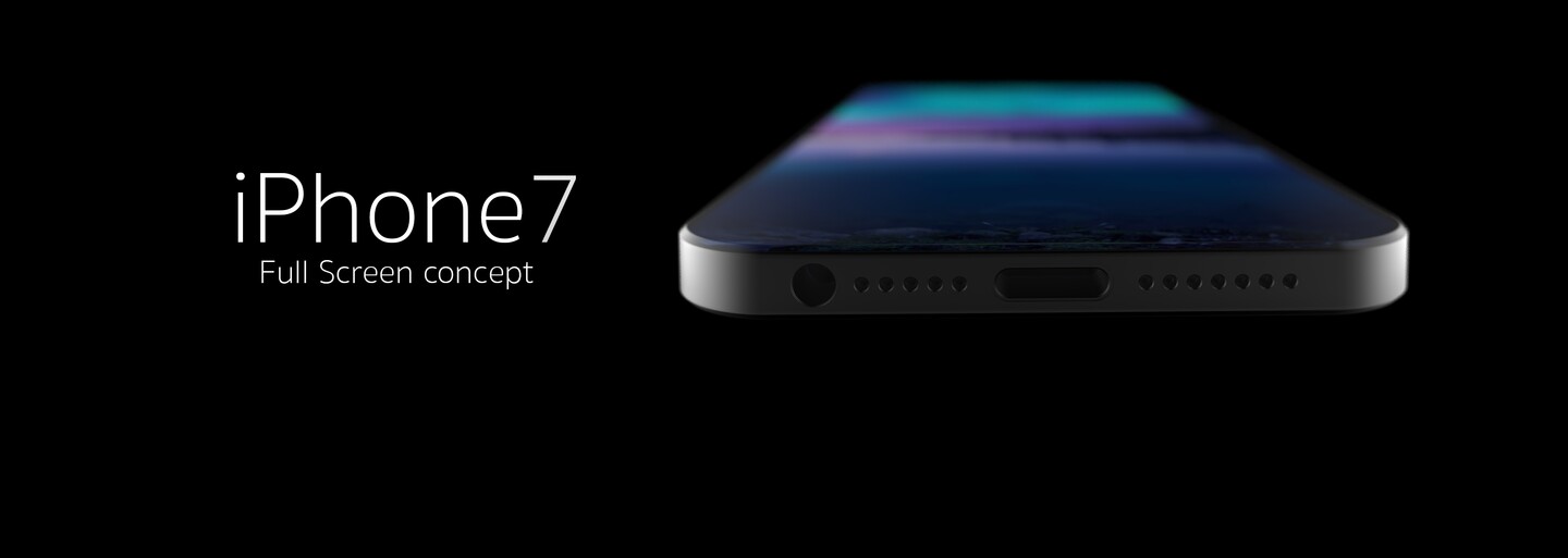 Koncept iPhonu 7 s displejom po celej ploche od talentovaného Slováka preráža do sveta