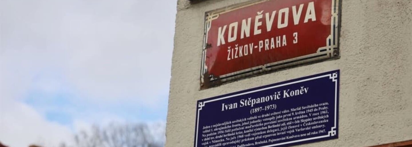 Koněvova ulice v Praze by se již brzy mohla přejmenovat na Hartigovu