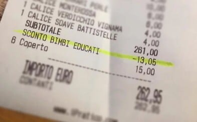 Konec dětského křiku v restauracích. V italském vinném baru dostaneš za slušně vychované děti slevu Konec dětského křiku v restauracích. V italském vinném baru dostaneš za slušně vychované děti slevu