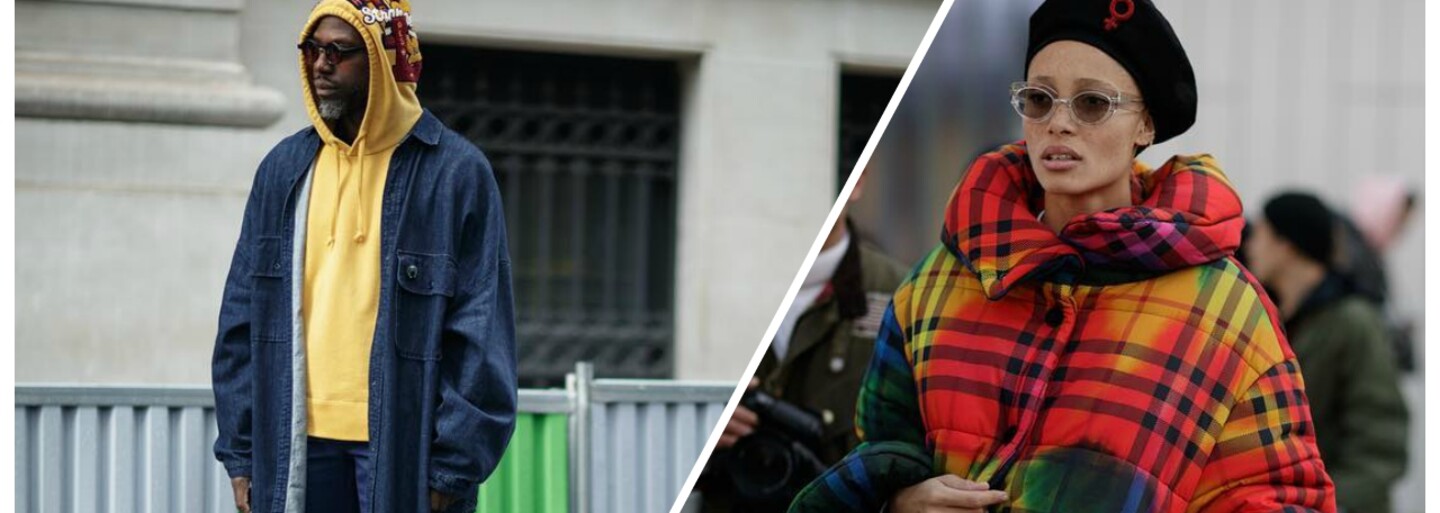 Kožené či nadrozměrné bundy, chunky tenisky nebo luxusní doplňky. Pouliční móda boří limity