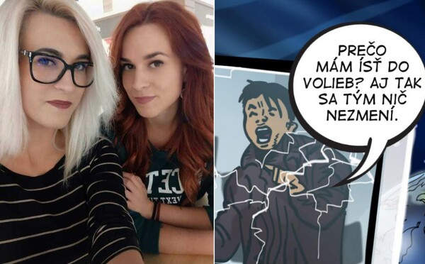 Krajinu zasiahol vírus. V komikse od mladých Sloveniek superhrdinka Diana zachraňuje občanov od predvolebného hnevu