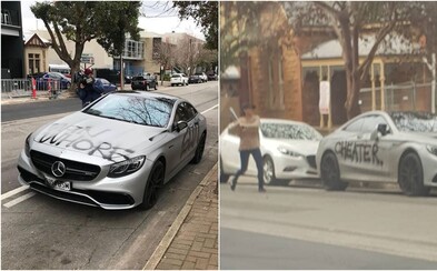 Kvůli nevěře mu posprejovala a rozbila luxusní mercedes Kvůli nevěře mu posprejovala a rozbila luxusní mercedes