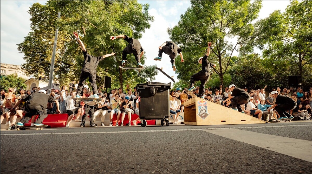 red bull steep street