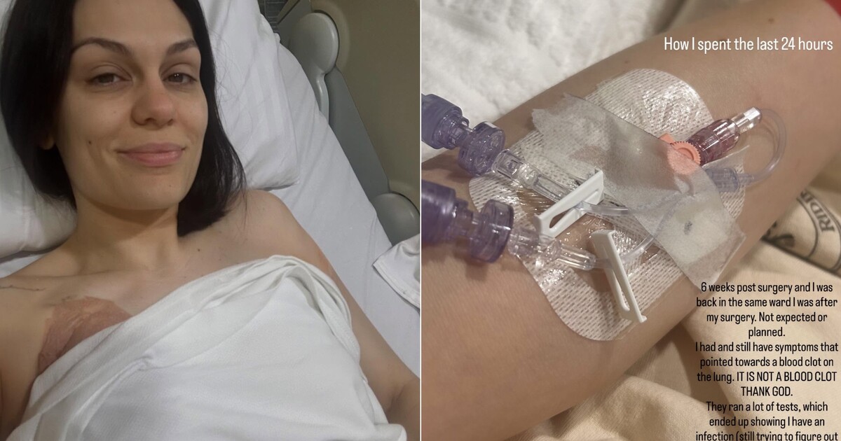 Jessie J prožívá těžké období. Po rakovině ji trápí infekce a voda v plicích