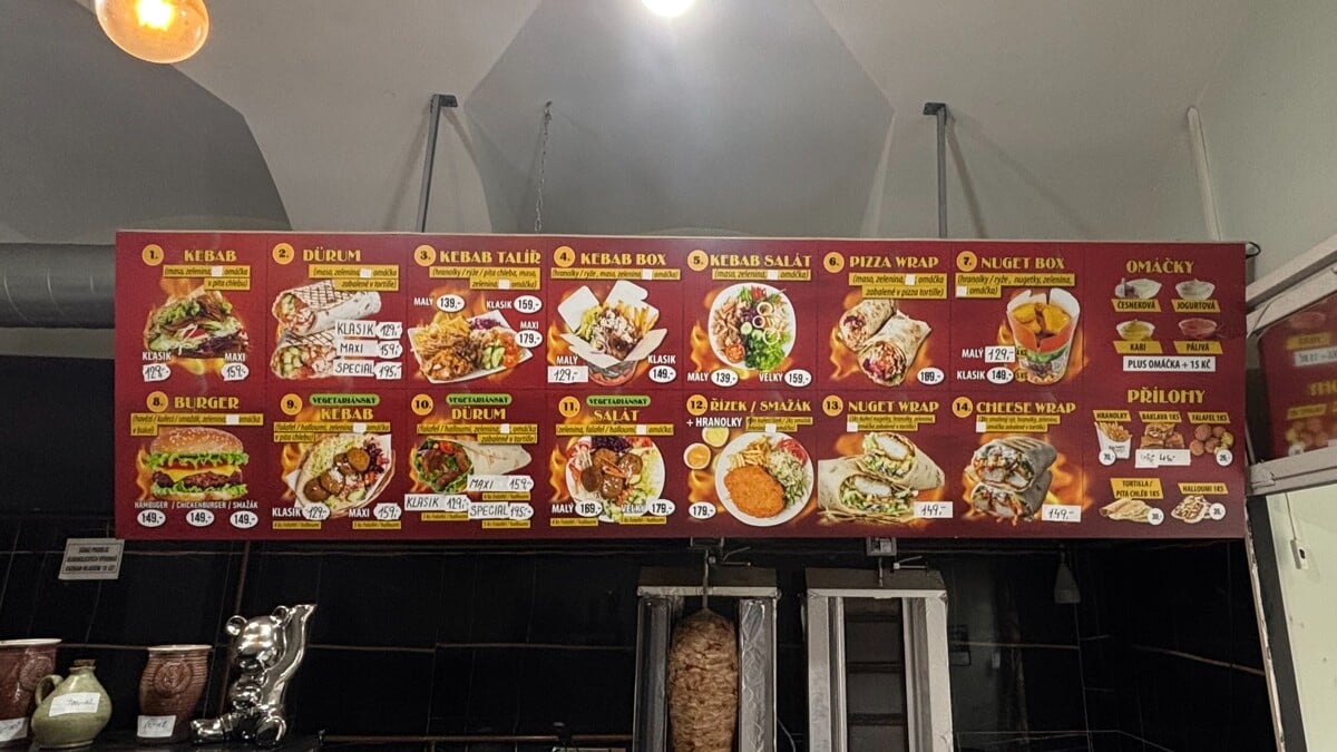 Smíchovský Tasty Kebab byl vcelku tasty, ale na medaili to nestačilo