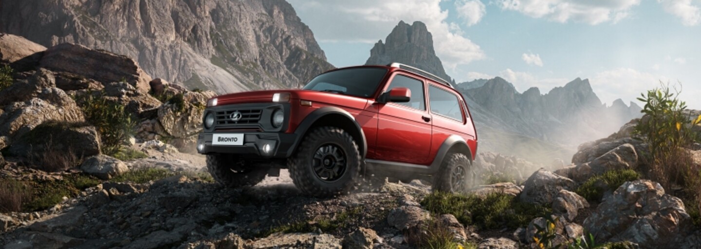 Legendárny ruský offroad sa ukazuje vo vynovenej verzii Bronto. Ide o terénne najzdatnejšiu Ladu Niva