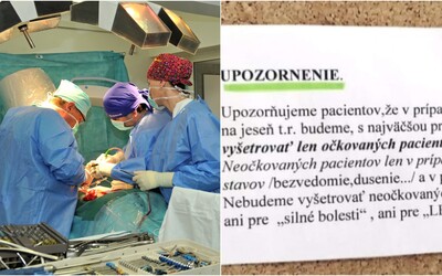 Lekár z Topoľčian vyvesil oznam, že bude vyšetrovať len zaočkovaných. Takto vysvetlil svoje rozhodnutie