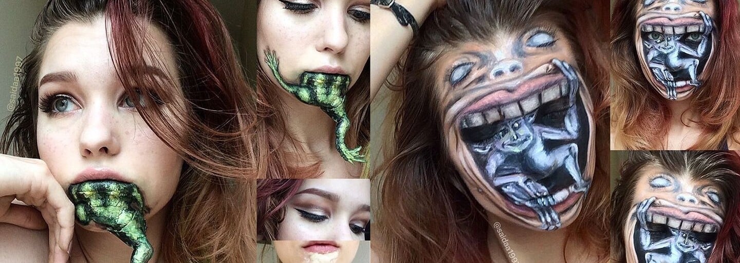Teprve 19letá umělkyně, která dokáže s makeupem dělat divy. Saida se přitom všechno naučila úplně sama
