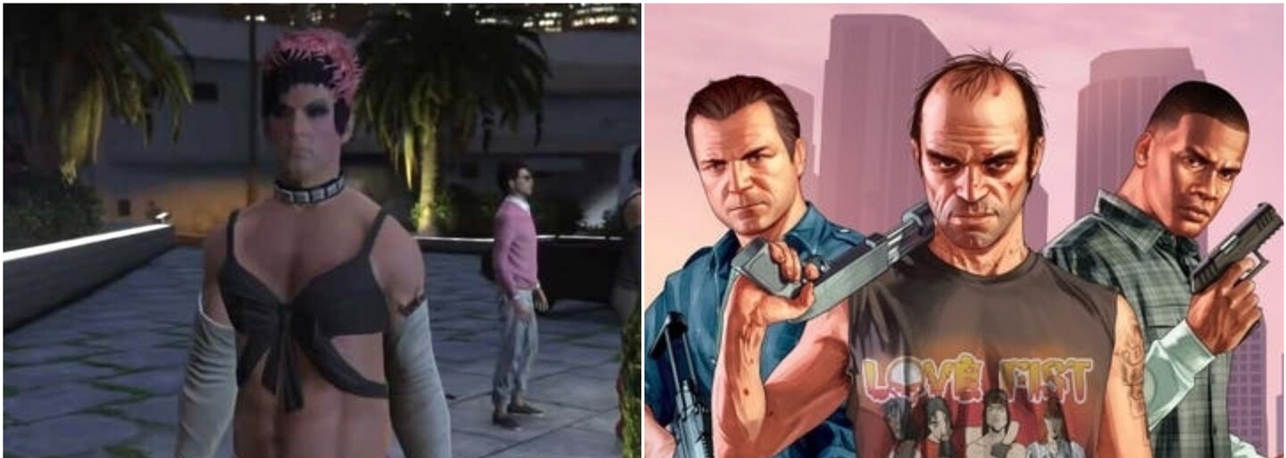 LGBTI komunita žiada, aby tvorcovia GTA V z hry odstránili homofóbne a transfóbne scény a vtipy