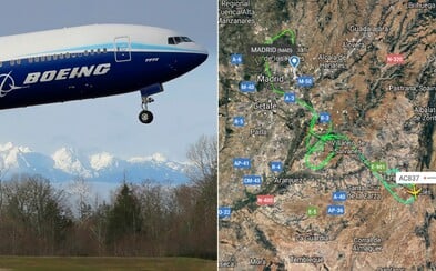 Lietadlo malo prasknutú pneumatiku. Hodiny krúžilo nad Madridom, podarilo sa mu napokon pristáť Lietadlo malo prasknutú pneumatiku. Hodiny krúžilo nad Madridom, podarilo sa mu napokon pristáť