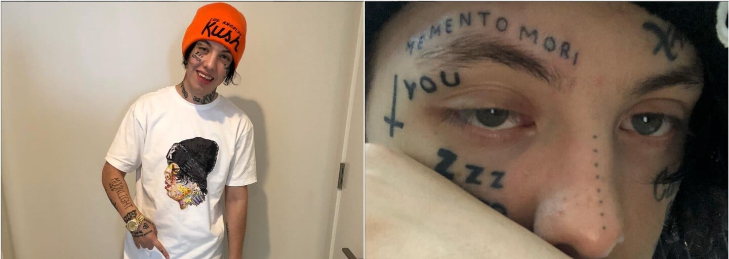 Lil Xan si na počesť zosnulého Maca Millera nechal urobiť tetovanie na tvár. Nedal si povedať ani po disse od Eminema