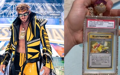 Logan Paul's Most Expensive Pokémon Card In The World Hangs On a Diamond Pendant Worth $80,000