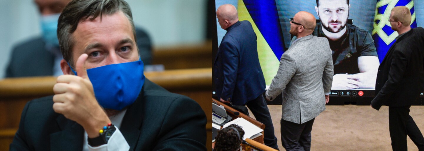Ľuboš Blaha, Ladislav Kamenický a extrémisti neodsúdili v hlasovaní ruskú inváziu na Ukrajine. Fico sa na hlasovaní nezúčastnil