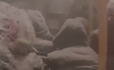 Lidé mrzli v uvízlém zasněženém autobuse s rozbitými okny v -26 stupních. Video zaznamenává jejich bezmoc Lidé mrzli v uvízlém zasněženém autobuse s rozbitými okny v -26 stupních. Video zaznamenává jejich bezmoc