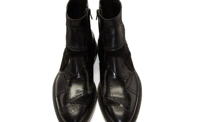 Luxusný módny dom Maison Margiela prichádza so záplatovými topánkami z rôznych kúskov kože za nekresťanské peniaze Luxusný módny dom Maison Margiela prichádza so záplatovými topánkami z rôznych kúskov kože za nekresťanské peniaze