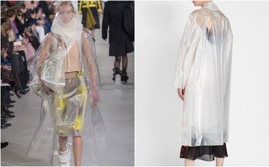 Maison Margiela chce za obyčejnou pláštěnku z průhledného plastu 41 tisíc korun Maison Margiela chce za obyčejnou pláštěnku z průhledného plastu 41 tisíc korun
