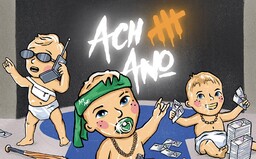 Maniak ukazuje nový cover a tracklist alba Ach Ano III: Ballerbyn. Bude na něm mít Protivu, PSH nebo Separa