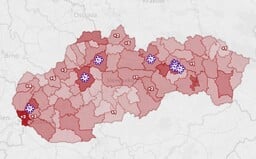 MAPA: Z týchto okresov Slovenska pochádza 31 nových prípadov. Koronavírus zasiahol východ, stred aj západ krajiny