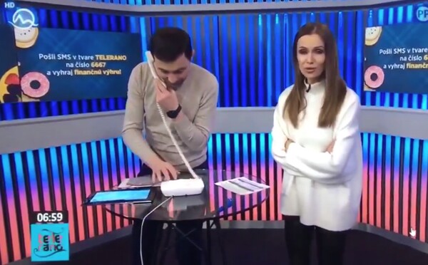 Markíza vysvetľuje vulgarizmus v živom vysielaní Telerána. Diváčke vraj predtým viackrát volal anonym