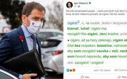 Matovič cez meme žartuje, že núdzový stav nechá platiť donekonečna. Svoj rasistický výrok zase interpretuje cez slovník