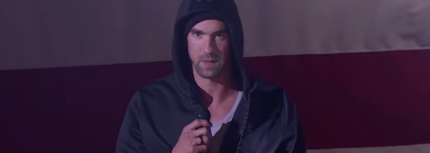 Michael Phelps si zahrál na Eminema, když předvedl skladbu Lose Yourself na Lip Sync Battles