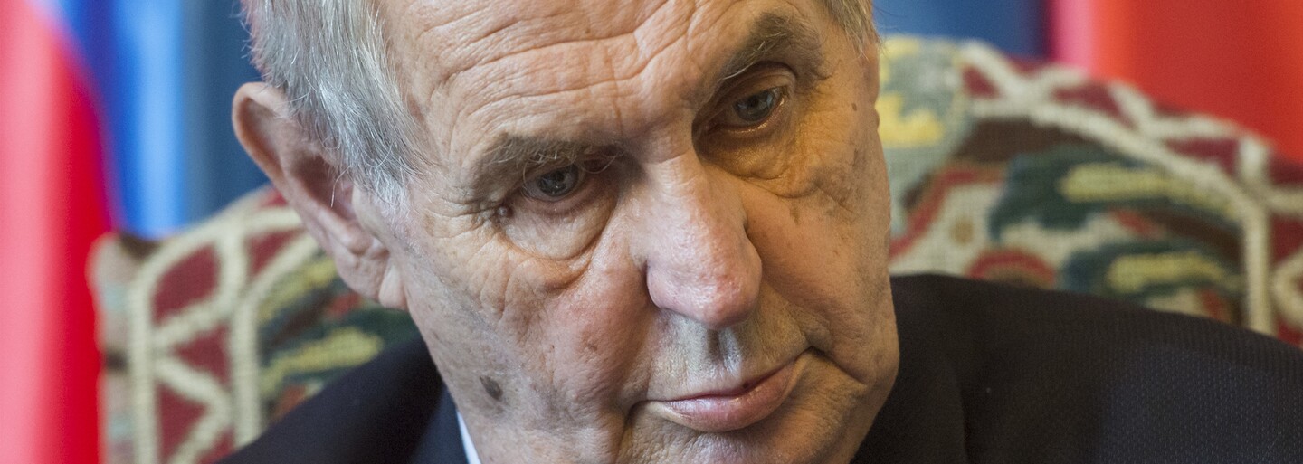 Miloš Zeman je zpět v nemocnici. Nakazil se koronavirem (Aktualizováno)