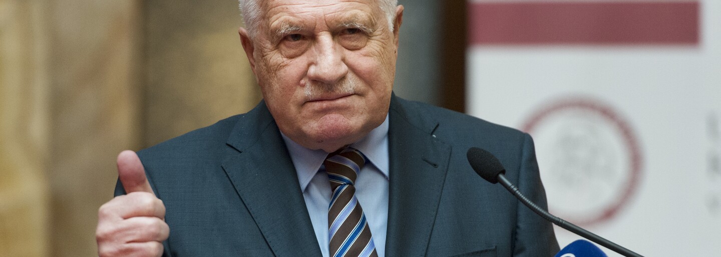 Miloše Zemana navštívil v nemocnici bývalý prezident Klaus