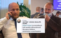 Minister Naď nazval demonštrantov opicami a psychopatmi. Zaútočil naňho Kotleba, ktorý teraz žiada ospravedlnenie a odstúpenie