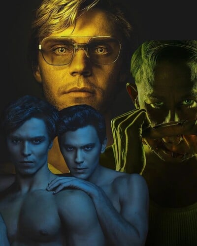 monštrum, monštrum, Dahmer, Menendes, Gein, Borden