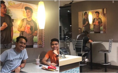 Mladíci pověsili na stěnu v McDonald's svou fotku. Obsluha si toho všimla až po 51 dnech Mladíci pověsili na stěnu v McDonald's svou fotku. Obsluha si toho všimla až po 51 dnech