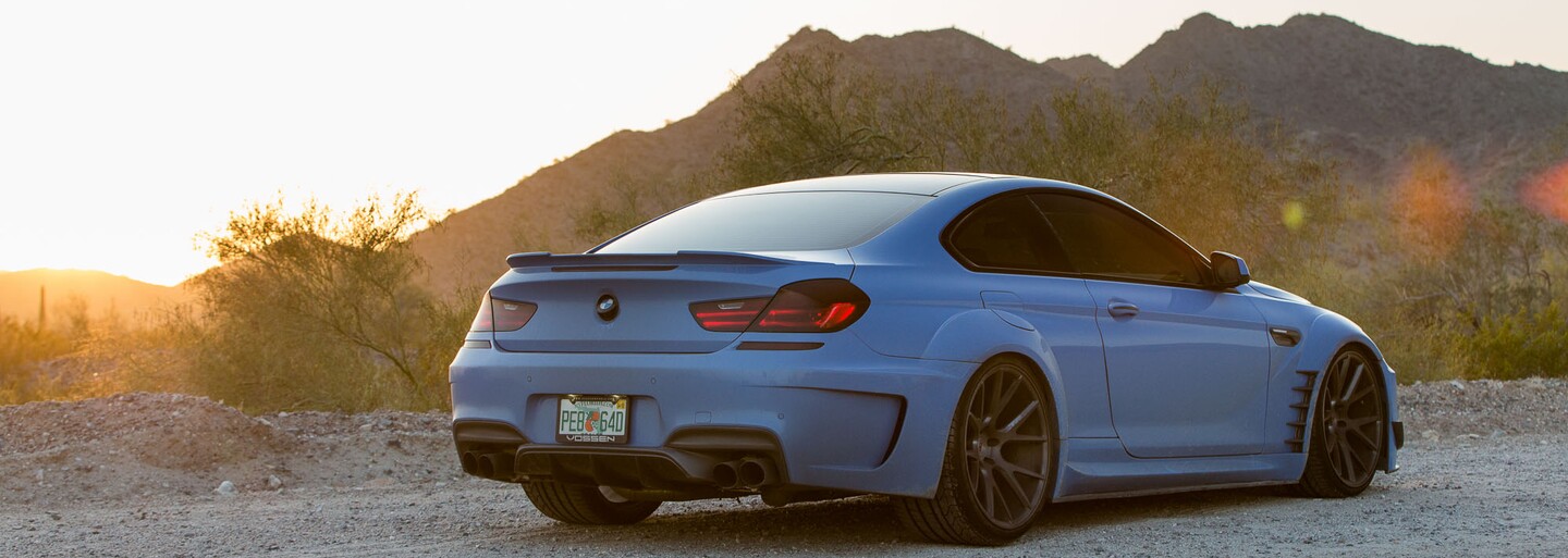 Modrá beštia v podaní BMW 650i s Vossen Wheels a bodykitom od Prior Design