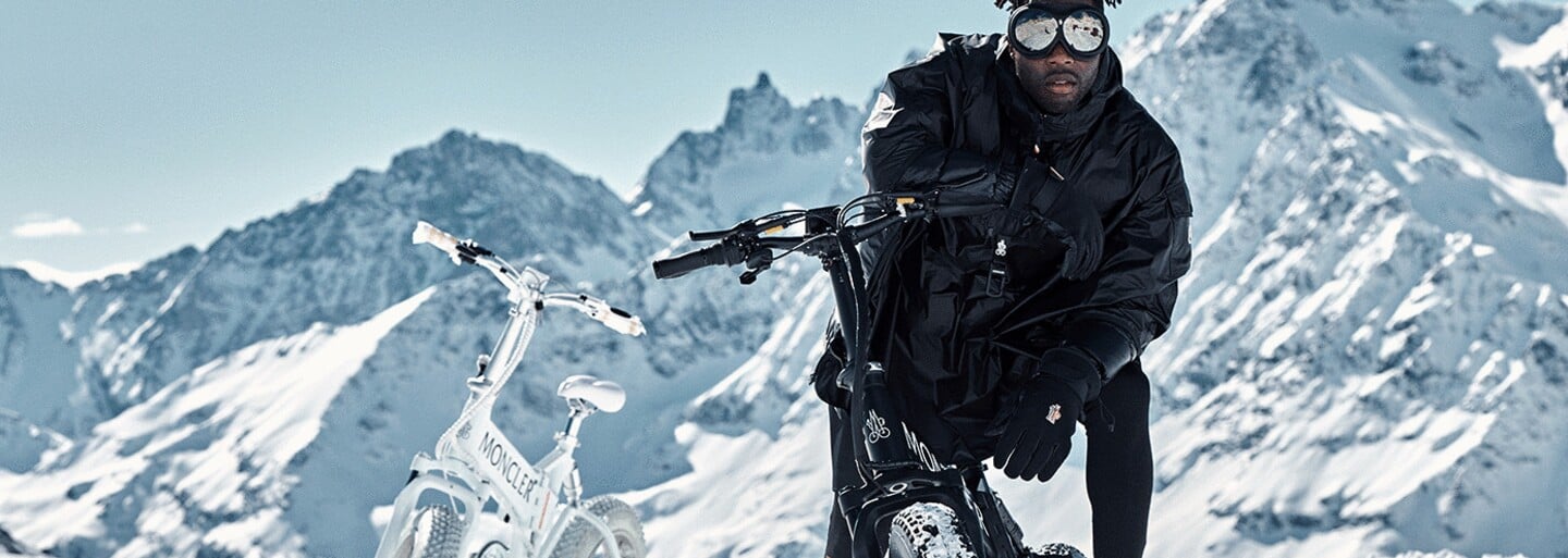 Moncler představuje elektrické kolo vhodné i do terénu s dojezdem až 110 kilometrů