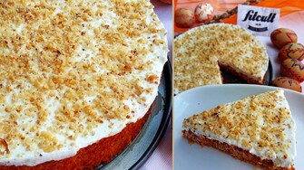 Mrkvová torta s vanilkovým tvarohom a nízkym počtom kalórií (Recept) Mrkvová torta s vanilkovým tvarohom a nízkym počtom kalórií (Recept)