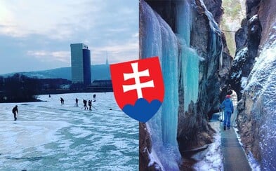 Mrzne aj na Slovensku! Na bratislavskej Kuchajde sa korčuľuje a Jánošíkove diery vyzerajú ešte rozprávkovejšie ako obyčajne Mrzne aj na Slovensku! Na bratislavskej Kuchajde sa korčuľuje a Jánošíkove diery vyzerajú ešte rozprávkovejšie ako obyčajne