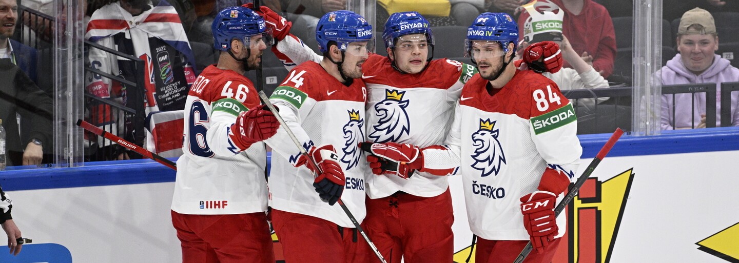 MS v hokeji 2022: Česko vybojovalo první výhru! Velkou Británii porazilo 5:1