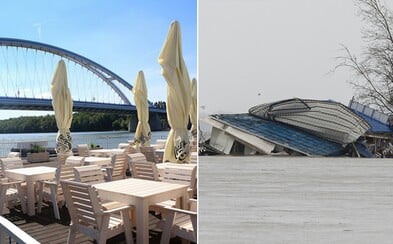 Na Dunaji v Bratislave sa odtrhol pontón s populárnou reštauráciou. Plavil sa po rieke a ohrozoval lode Na Dunaji v Bratislave sa odtrhol pontón s populárnou reštauráciou. Plavil sa po rieke a ohrozoval lode