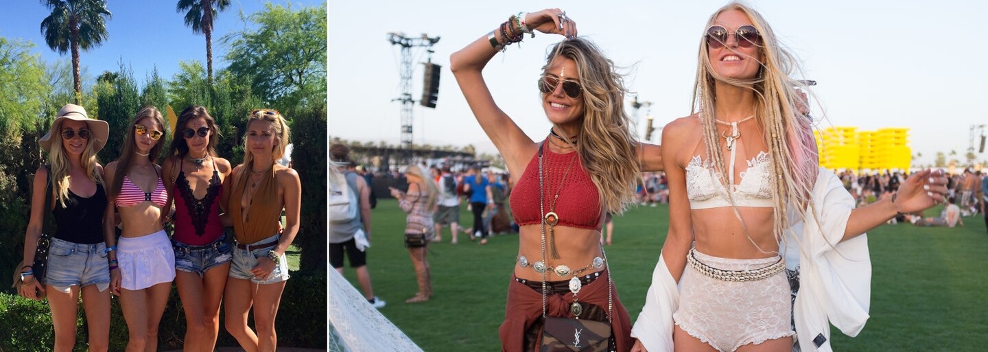 Na horkém festivalu Coachella zazářily i neznámé krásky, které vás okouzlí nejen svými outfity