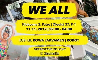 Na již 17. edici party We All si užijete trojici DJs, kteří budou hrát v rytmu rapu a funku Na již 17. edici party We All si užijete trojici DJs, kteří budou hrát v rytmu rapu a funku