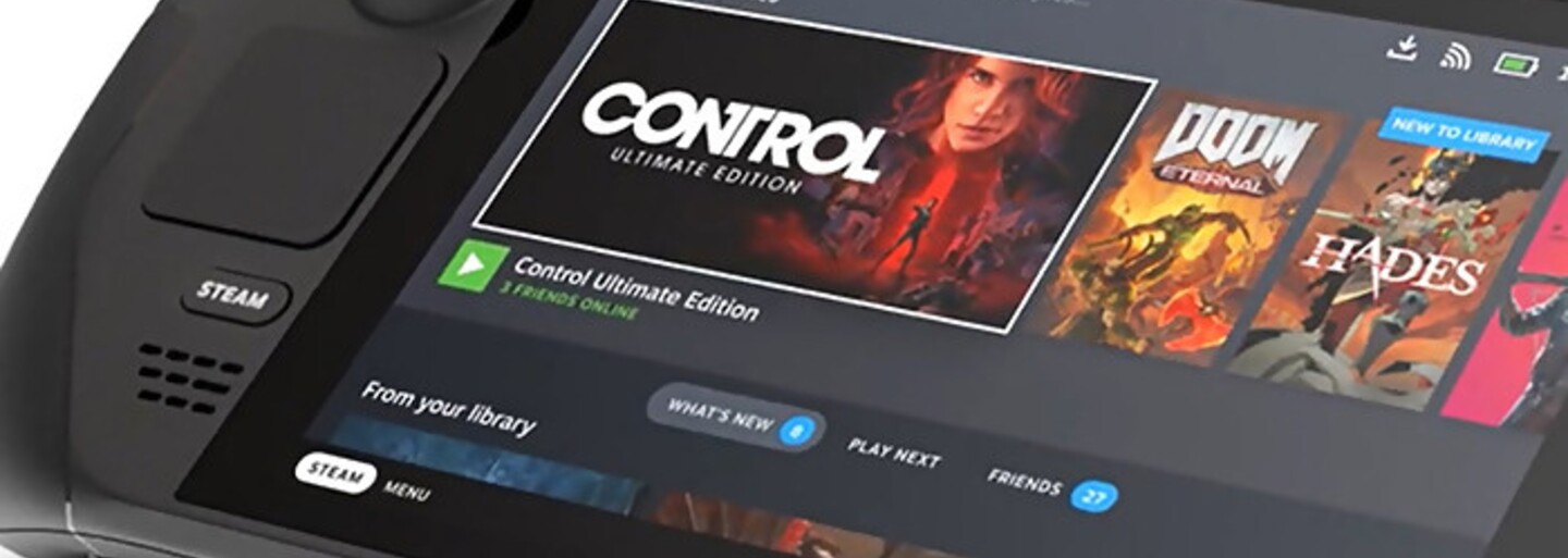 Na trh přichází přenosná herní konzole Steam Deck. Je výkonnější než Nintendo Switch, ale i dražší