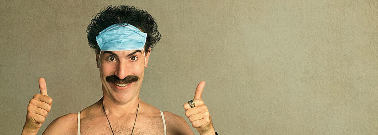 Na zápasech Kazachstánu fandí kartonový Borat. Hokejové MS nepovoluje živé diváky, nahradili je papíroví